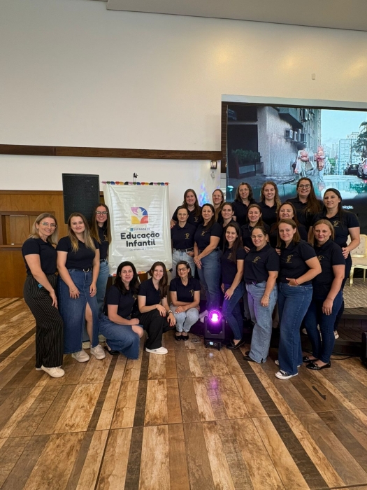 Equipe da EMEI Pedacinho do Céu participa da 3ª Jornada de Educação Infantil