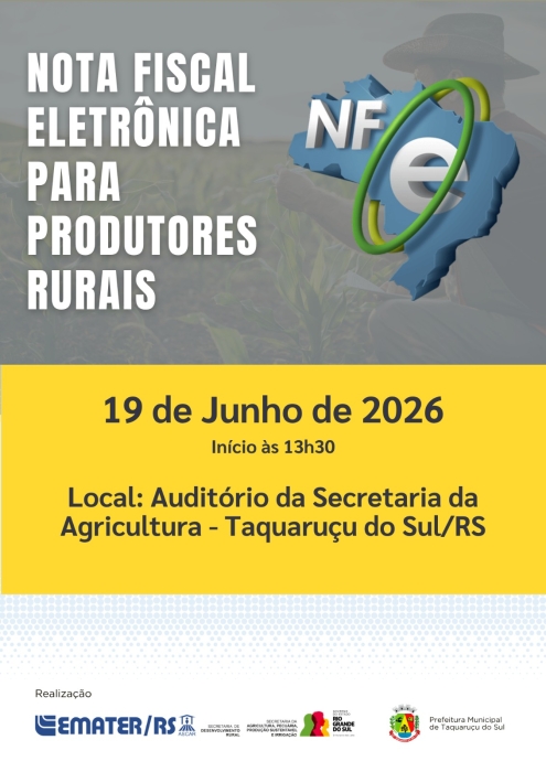 Convite à Comunidade Rural - Nota Fiscal Eletrônica para Produtores Rurais